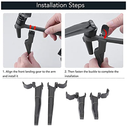 Drone Landing Legs for DJI Mavic 3/3 Pro, Quick Release Height Extension Protector for Outdoor Takeoff Landing Protection