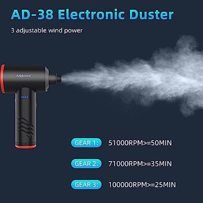 Compressed Air Duster 6000mAh Battery - Electric Air Duster
