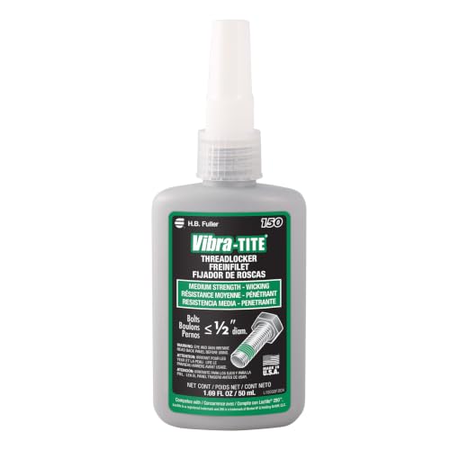 Vibra-TITE - 15050 150 High Strength Anaerobic Threadlocker, 50 ml Bottle, Green - size: 50 milliliters