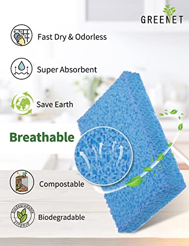 8-Pack Pop-Up Cellulose Sponges – Large, Compressed, Eco-Friendly & Plastic-Free for Kitchen, Bathroom & Home - style: Pop Up Large 8 Pack