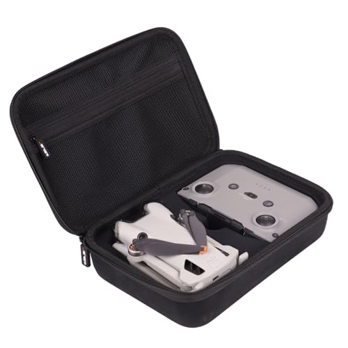 JSVER Carrying Case for DJI Mini 4 Pro/Mini 3/Pro Drone and DJI RC-N1, RC-N2 & RC-N3 Remote Controller