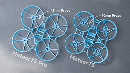 BETAFPV 2pcs Meteor75 Pro Brushless Whoop Frame Kit-Black&Blue
