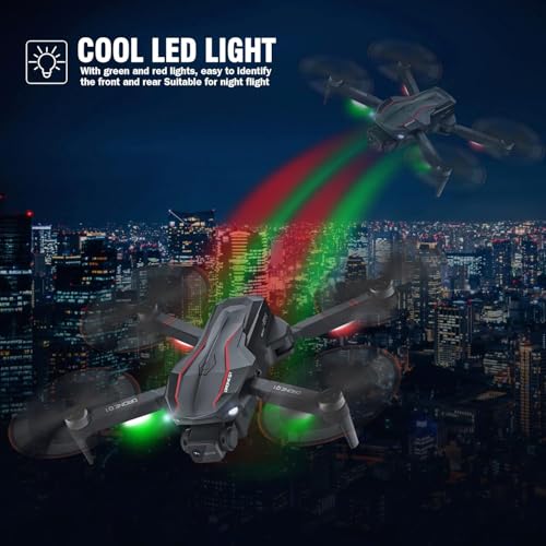 GPS Drone with Camera 4K for Adults,2PCS Batteries 60Mins Flight Time and Carrying Case,Gift for Men,Easy Fly Quadcopter for Beginners with Optical Flow Positioning