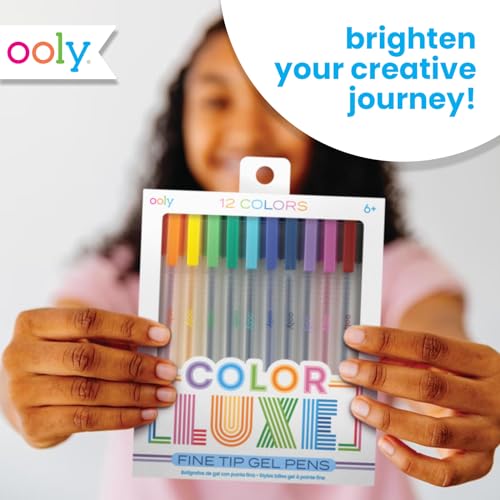 Ooly Color Luxe Gel Pens, Set of 12 - style: Color Luxe