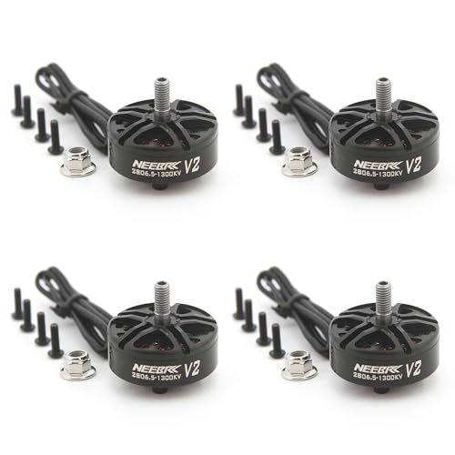 4PCS 2807 2806.5 Brushless Motor 1300KV RC Electric Motors 6S Drone Motor for APEX Mark4 Mark5 XL5 7/8/10inch FPV Drone Frame Racing Quadcopter