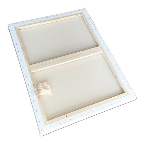 LWR CRAFTS Stretched Canvas 18" X 24" Pack of 3 - size: 18"x24"x3