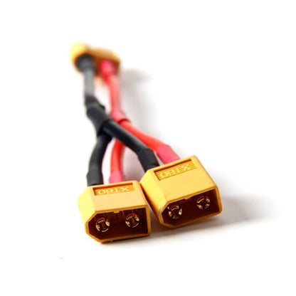 XT60 Parallel Connector Cable Dual Extension Y Splitter Harness for RC Drone FPV Battery Power Connection