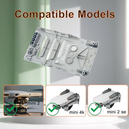 Bottom Shell Replacement For Dji Mini 4K Drone Accessories,Dji Mini 2 Bottom Assembly Shell Cover/Body Frame Replacement,Mini 2 SE Lower Frame Original Drone Repair Parts