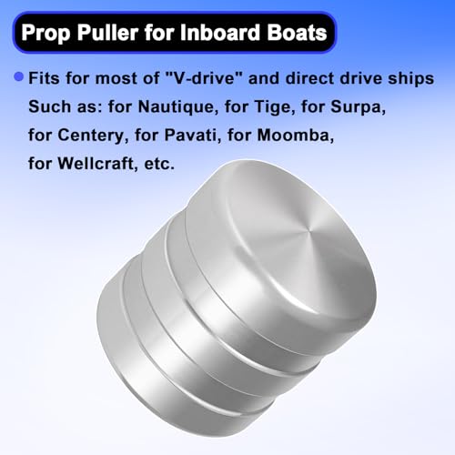 YMT Propeller Removal Tool Fits 1" or 1 1/8" Propeller Shafts Prop Puller for Inboard Boats, Prop Knocker