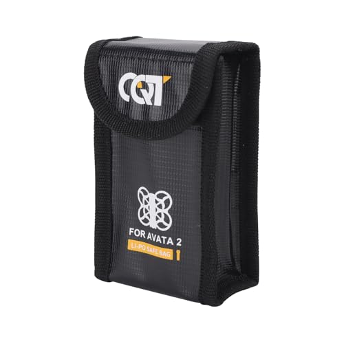 Drone Battery Storage Bag For DJI Avata 2, Battery Explosion Proof Bag Fire Safety Flame Retardant Protective Storage Bag (S) - color: S