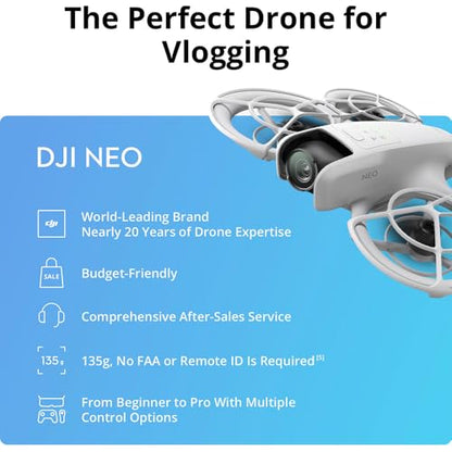 DJI Neo Drone Fly More Combo With 3 Batteries and RC-N3 Remote Bundle with 2 YR CPS Enhanced Protection Pack, Tech Smart USA Drone Essentials Plus Software Bundle, Landing Pad & Backpack - style: Fly More Combo w/ RC-N3 Remote