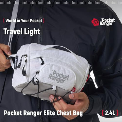 VSGO Pocket Ranger 2.4L Camera Waist Bag with Removable Padded Insert - color: White