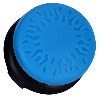 ASHATA 2Pcs Thumbstick Extender for 3D Texture Thumb Grip Stick Joystick Thumbstick for 5 Controller (Blue) - color: blue
