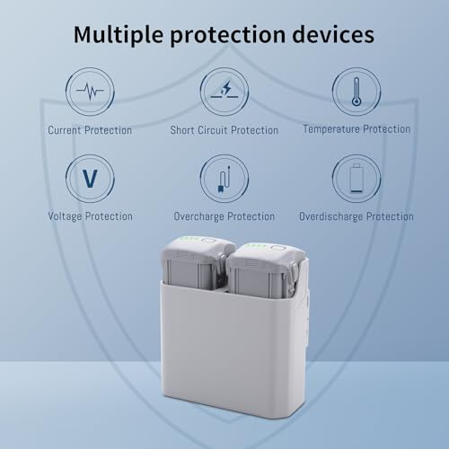 Air 3 Upgraded Dual Charger Box Compatible with DJI Air 3, Air 3S Battery