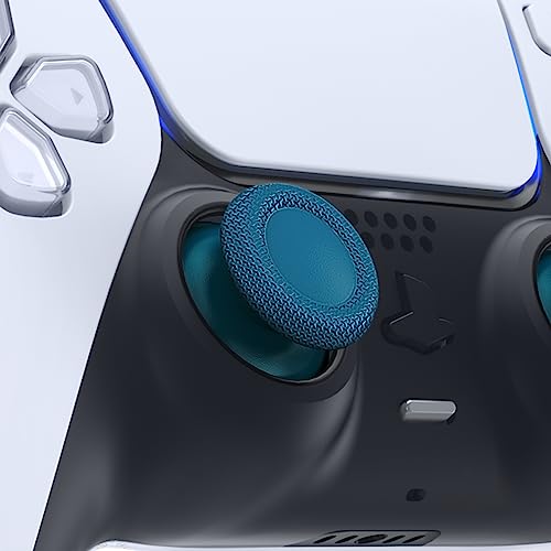 eXtremeRate Mineral Blue Replacement Thumbsticks for PS5 Controller, Custom Analog Stick Joystick for PS4 Controller Universal - color: Mineral Blue