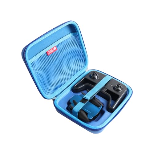 Hermitshell Travel Case for DEERC D20 Mini Drone (Blue) - color: Blue