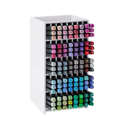 SANFURNEY Marker Pen Organizer Holder, 40 Slots Art Marker Rack - size: Marker Rack-40 Slots