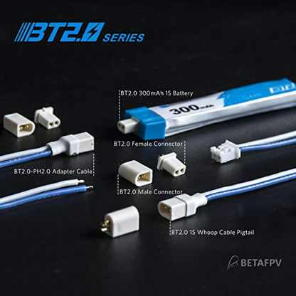 BETAFPV 10pcs BT2.0 Connectors Male Female for 1S FPV Drone