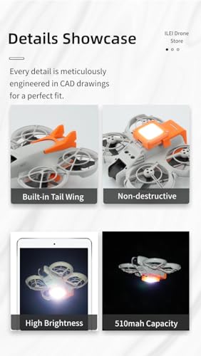 Multifunctional Night Flight Light for DJI Neo (Grey) - color: Grey