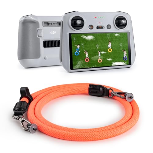 VOVMOEYA Lanyard for DJI RC/RC 2 Controller, Drone Shoulder Strap/Neck Strap for Mini 5 Pro/Mini 4 Pro/Mavic 4 /Mavic 3 Remote Controller Accessories - Orange - color: Orange