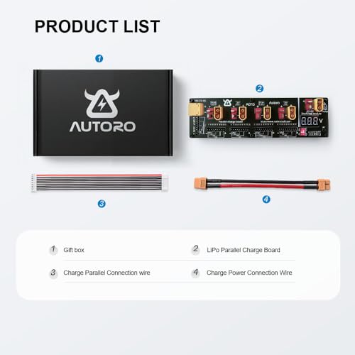 AB15 4 Port/Channel Parallel LiPo Battery Balance Charing Board for 2S-8S