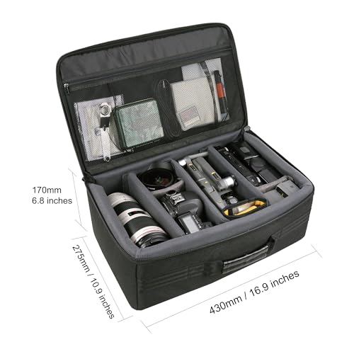 VANGUARD Divider Bag 40 Customizable Insert/Protection Bag for DSLR Camera, Lenses, Accessories, 15 Liter Capacity - size: DIVIDER BAG 40