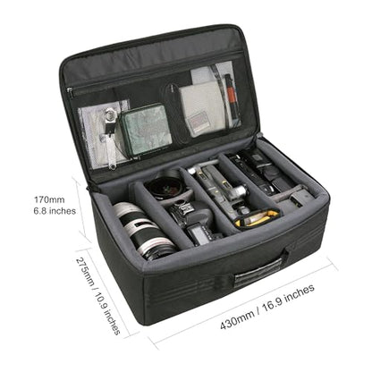 VANGUARD Divider Bag 40 Customizable Insert/Protection Bag for DSLR Camera, Lenses, Accessories, 15 Liter Capacity - size: DIVIDER BAG 40