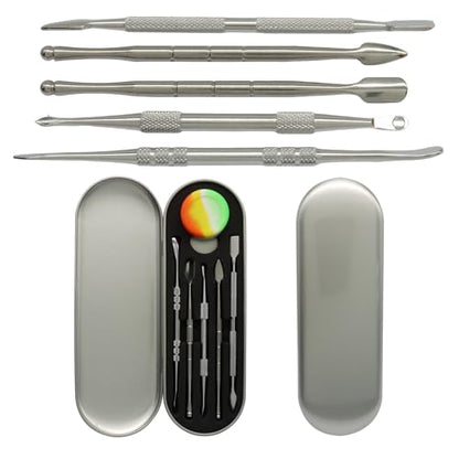 Jiozermi 6 Pack Wax Carving Tools Set, Stainless Steel - color: Silver, size: 1 Set