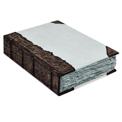 LEATHER VILLAGE Leatherbound Notebook Journal, Slate Grey 8x6. - color: Grey, size: 8 inches X 6 inches