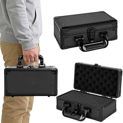 11 Inch Carrying Case with Customizable Pre-Diced Foam - size: 11.1x5.9x5.5 Inch