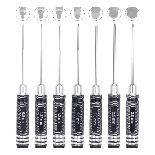 RC Hex Screwdriver Set 0.9mm - 3.0mm Allen Wrenches Repair Tools - color: 8pcs Kit