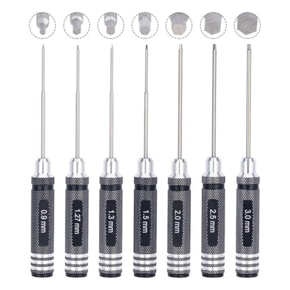RC Hex Screwdriver Set 0.9mm - 3.0mm Allen Wrenches Repair Tools - color: 8pcs Kit