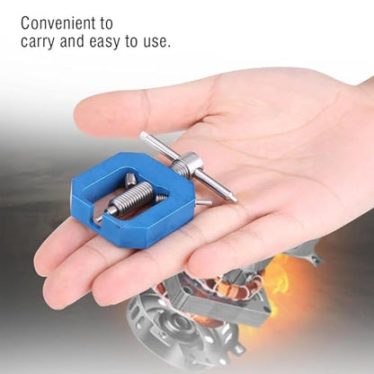 Mini Gear Pullers, RC Pinion Bearing Puller Stainless Steel Small Gear Puller Professional Tool Remover for RC Drift Wheels Motor Upgrade (Blue) - color: blue