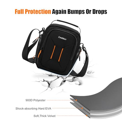 Cwatcun Compact Camera Sling Bag, Padded Crossbody Case for DSLR/Mirrorless - size: Small