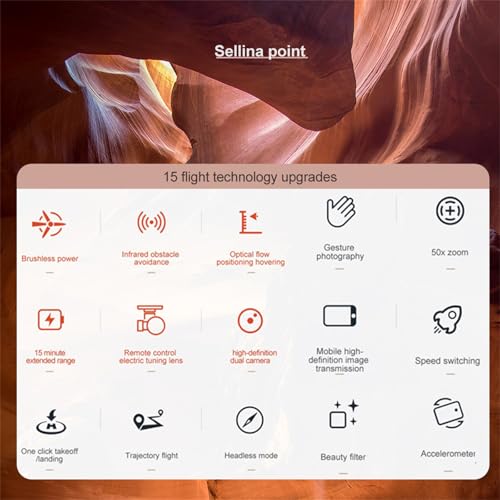 ikaufen S116 Drone with Camera for Adults GPS RC Drone With 4K HD Dual Camera WiFi FPV Foldable Quadcopter Aircraft +1 Battery - size: S116 Dual Camera No Screen Control + 1 Battery
