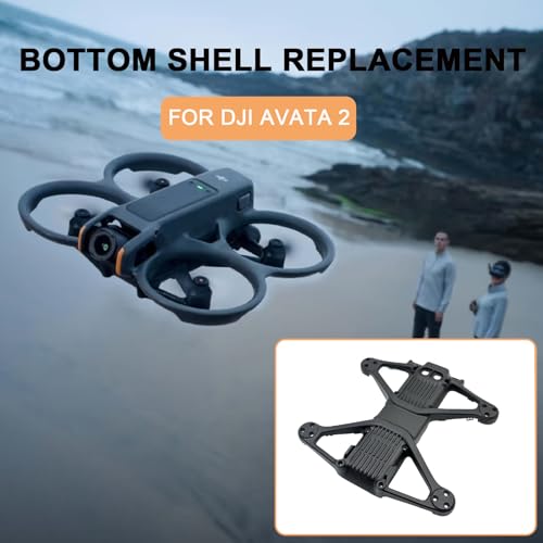 Bottom Shell Replacement for DJI Avata 2 Accessories,DJI Avata 2 Under Body Replacement/Bottom Cover/Frame Replacement,Original Drone Repair Parts(Without Body Screws)
