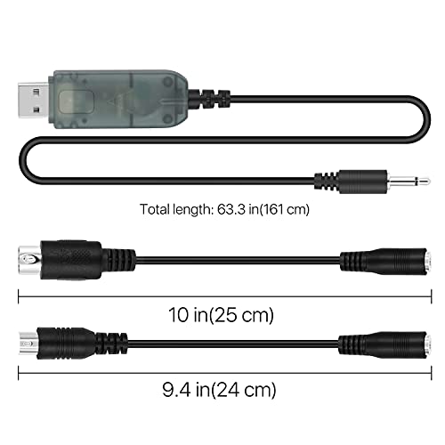 Flysky SM100 USB RC Airplane Drone Flight Simulator Adapter Cable 2.4G for FS-i6 FS-i10 FS-i6 FS-i4 FS-T6 FS-CT68 FS-T4B FS-GT3 TH9X GT2 Remote Controller Transmitter to Computer Simulator Software