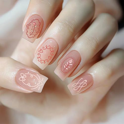 3Pcs Tulip Nail Stamping Plate Set Floral Irregular Geometric Frames Steel Nail Stamp Templates Clear Silicone Nails Stamping with Stamper Scraper for Manicure Printing - style: Tulip