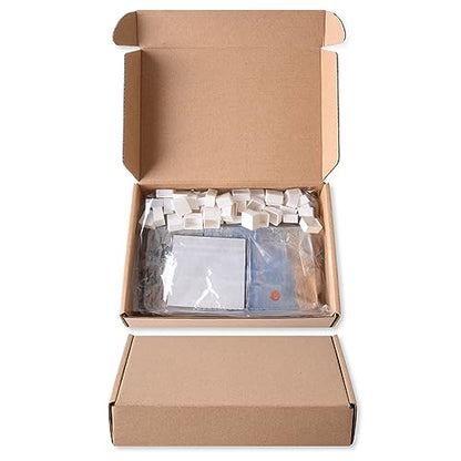 qianshan 40Pcs Empty Half Pans Watercolor Tin Palette with Magnetic Stripe - color: Sunrise
