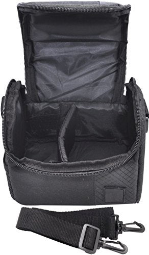 eCostConnection Small Soft Padded Camera Equipment Bag/Case For Canon, Nikon, Sony, Samsung, Olympus, Pentax, Panasonic & More… + Microfiber Cloth