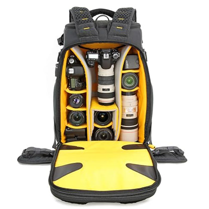 VANGUARD Alta Sky 53 Camera Backpack for Sony, Nikon, Canon, DSLR, Drones, Gray - size: AltaSky53