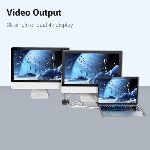 USB4 Cable 6 inch(20cm), 240W Short USB C to USB C, 2 Packs - size: 6 inch