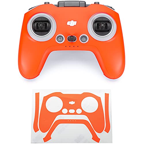 WRAPGRADE Skin Compatible with DJI FPV/DJI FPV Remote Controller 3 (NEON Orange) - color: NEON ORANGE
