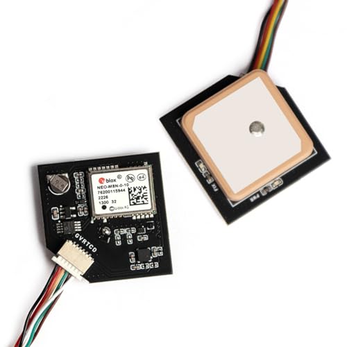 JeeFly M8N GPS Module Built-in Compass with GPS Antenna Mount for Pixhawk Flight Controller,GNSS Receiver,Support GPS GLONASS Galileo BeiDou for FPV Drones RC Robots
