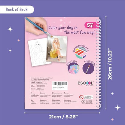 BSCOOL Watercolor Paint Sets for Kids Coloring Book Beginners. Water Color