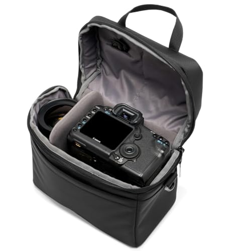 Manfrotto Advanced Shoulder Bag L III, for Reflex and Mirrorless Camera with Lens, Camera Case with Tripod Mount and Rain Cover