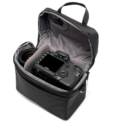 Manfrotto Advanced Shoulder Bag L III, for Reflex and Mirrorless Camera with Lens, Camera Case with Tripod Mount and Rain Cover