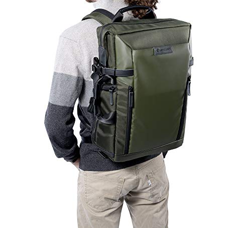 VANGUARD VEO SELECT45M GR Backpack/Shoulder Bag for DSLR Camera, Video Gear or Drone, Green - style: Veoselect45mgr Backpack, Green