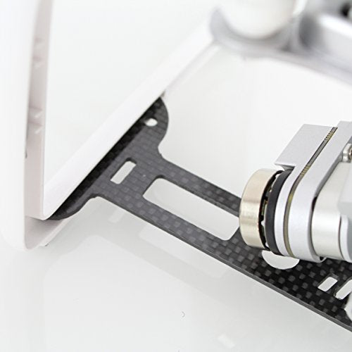 Glass Fiber Black Gimbal Guard Compatible with DJI Phantom 4/Phantom 3 Standard, Professional and Advanced, Protects Camera & Gimbal