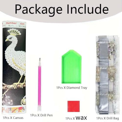 Violet Pearl Diamond Art Kits for Adults,5D Special Shaped Diamond Painting - color: HL076